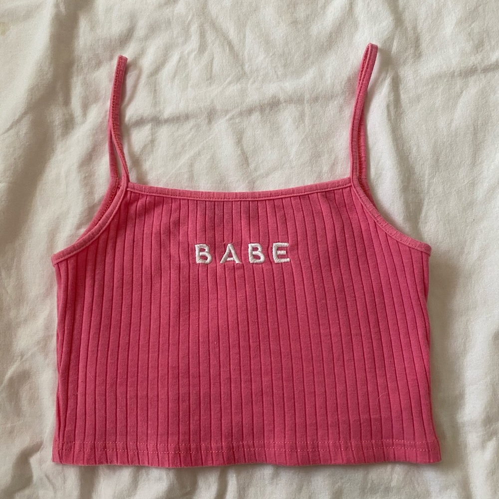 PINK BABE SHEIN TOP